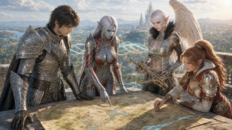 Wizualizacja 1 projektu MMORPG z AI Lineage2AI